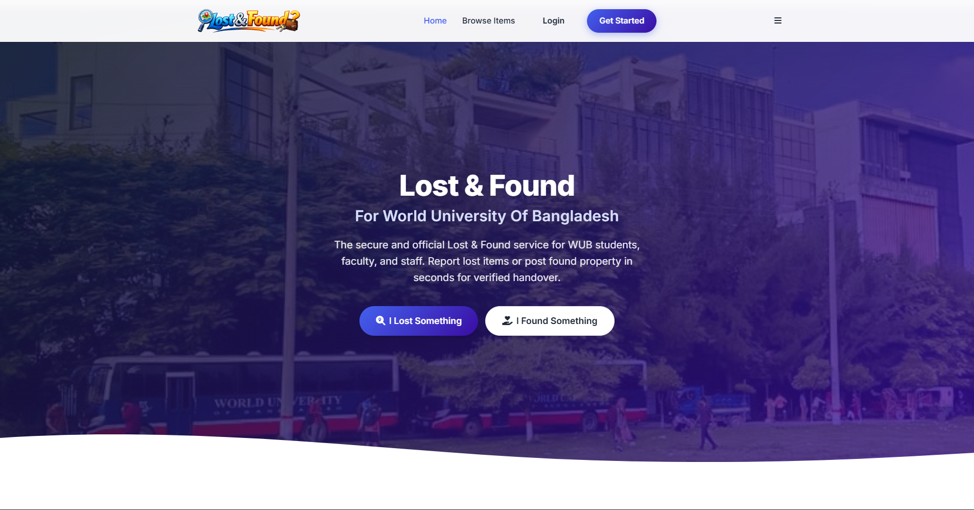 Lost & Found Platform preview